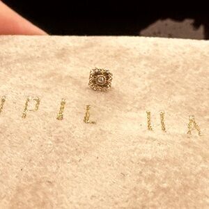 RARE Pupil Hall Squrrr! with Dottie Diamond & Chain Pin End Earring, never worn